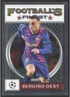Sergiño Dest, Kartička, 2021-22 Topps Finest Flashback UEFA Champions League, BASE