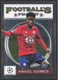 Angel Gomes, Kartička, 2021-22 Topps Finest Flashback UEFA Champions League, BASE