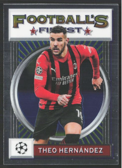 Theo Hernández, Kartička, 2021-22 Topps Finest Flashback UEFA Champions League, BASE