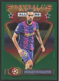 Sergio Busquets, Kartička, 2021-22 Topps Finest Flashback UEFA Champions League, BASE