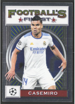 Casemiro, Card, 2021-22 Topps Finest Flashback UEFA Champions League, BASE