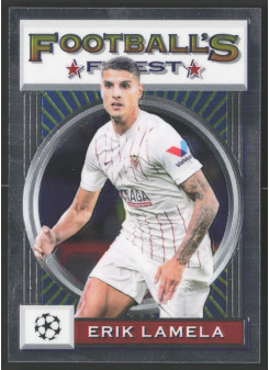Erik Lamela, Card, 2021-22 Topps Finest Flashback UEFA Champions League, BASE