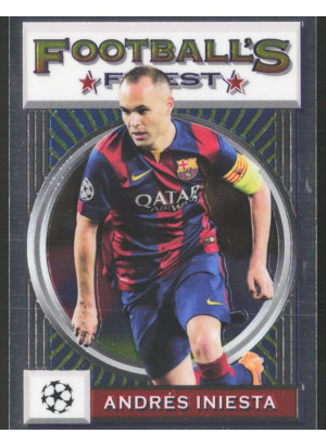 Andrés Iniesta, Card, 2021-22 Topps Finest Flashback UEFA Champions League, BASE