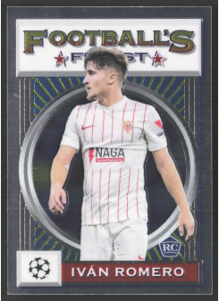 Iván Romero, Card, 2021-22 Topps Finest Flashback UEFA Champions League, BASE
