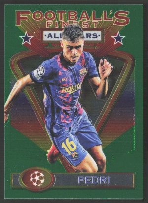 Pedri, Card, 2021-22 Topps Finest Flashback UEFA Champions League, BASE