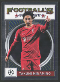 Takumi Minamino, Kartička, 2021-22 Topps Finest Flashback UEFA Champions League, BASE