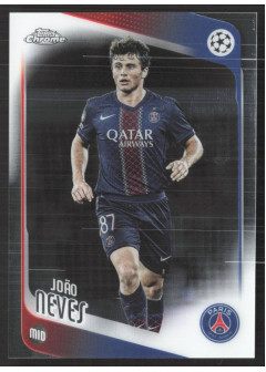 João Neves, Card, 2025-26 Topps Chrome UEFA Club Competitions, BASE