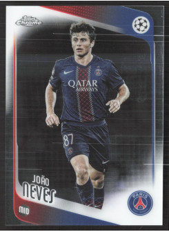 João Neves, Card, 2025-26 Topps Chrome UEFA Club Competitions, BASE