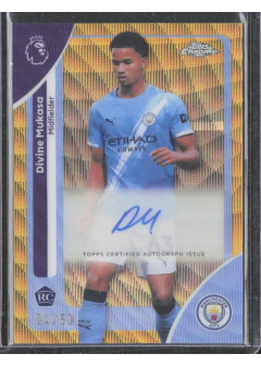 Divine Mukasa, Kartička, 2025-26 Topps Chrome Premier League, AUTOGRAPH