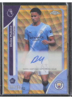 Divine Mukasa, Kartička, 2025-26 Topps Chrome Premier League, AUTOGRAPH