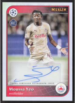 Moussa Yeo, Kartička, Topps Merlin UEFA Club Competitions 2024-25, AUTOGRAPH