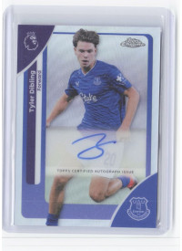 Tyler Dibling, Kartička, 2025-26 Topps Chrome Premier League, AUTOGRAPH