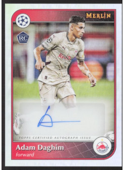 Adam Daghim, Kartička, Topps Merlin UEFA Club Competitions 2024-25, AUTOGRAPH