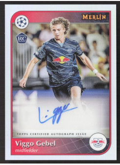 Viggo Gebel, Kartička, Topps Merlin UEFA Club Competitions 2024-25, AUTOGRAPH