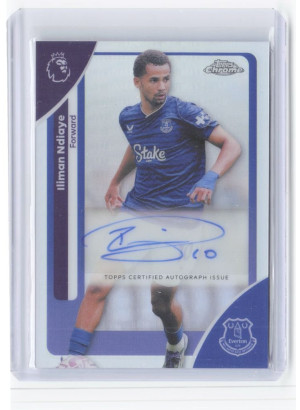 Iliman Ndiaye, Card, 2025-26 Topps Chrome Premier League, AUTOGRAPH