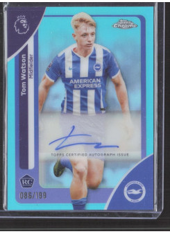 Tom Watson, Kartička, 2025-26 Topps Chrome Premier League, AUTOGRAPH