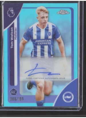 Tom Watson, Card, 2025-26 Topps Chrome Premier League, AUTOGRAPH