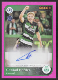 Conrad Harder, Kartička, Topps Merlin UEFA Club Competitions 2024-25, AUTOGRAPH