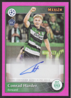 Conrad Harder, Kartička, Topps Merlin UEFA Club Competitions 2024-25, AUTOGRAPH