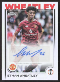 Ethan Wheatley, Kartička, Topps Chrome UEFA Club Competitions 2024-2025, AUTOGRAPH