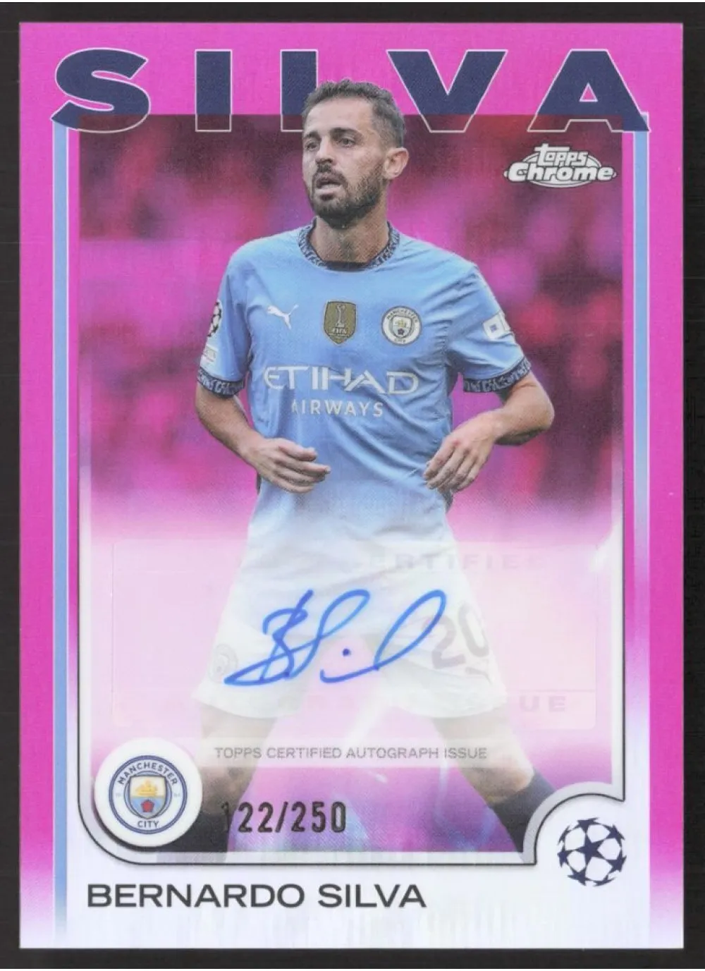 Bernardo Silva, Kartička Topps Chrome UEFA Club Competitions 2024