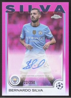 Bernardo Silva, Kartička, Topps Chrome UEFA Club Competitions 2024-2025, AUTOGRAPH