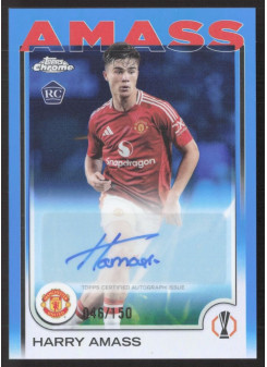 Harry Amass, Kartička, Topps Chrome UEFA Club Competitions 2024-2025, AUTOGRAPH