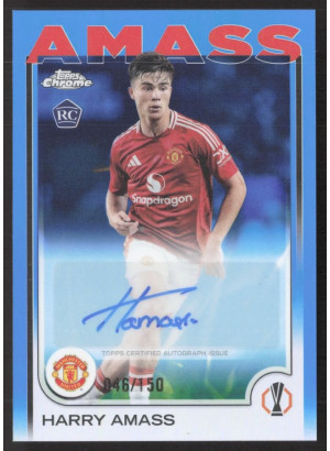 Harry Amass, Card, Topps Chrome UEFA Club Competitions 2024-2025, AUTOGRAPH