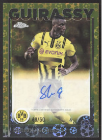 Serhou Guirassy, Kartička, Topps Chrome UEFA Club Competitions 2024-2025, AUTOGRAPH