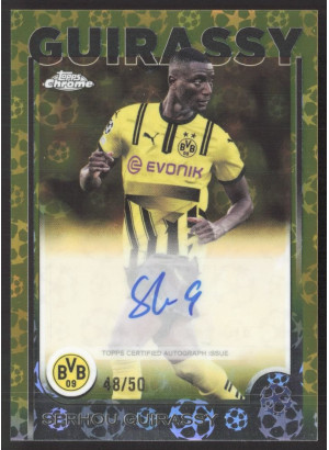 Serhou Guirassy, Card, Topps Chrome UEFA Club Competitions 2024-2025, AUTOGRAPH