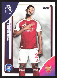 William Saliba, Card, Topps Premier League Debute Edition 2026, BASE