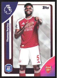 Thomas Partey, Card, Topps Premier League Debute Edition 2026, BASE