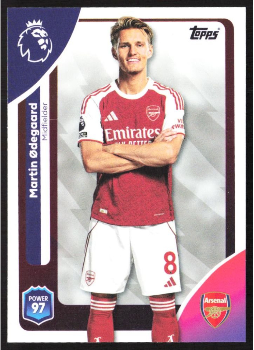 Martin Ødegaard, Card, Topps Premier League Debute Edition 2026, BASE