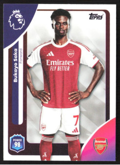 Bukayo Saka, Kartička, Topps Premier League Debute Edition 2026, BASE
