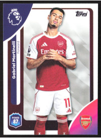 Gabriel Martinelli, Card, Topps Premier League Debute Edition 2026, BASE
