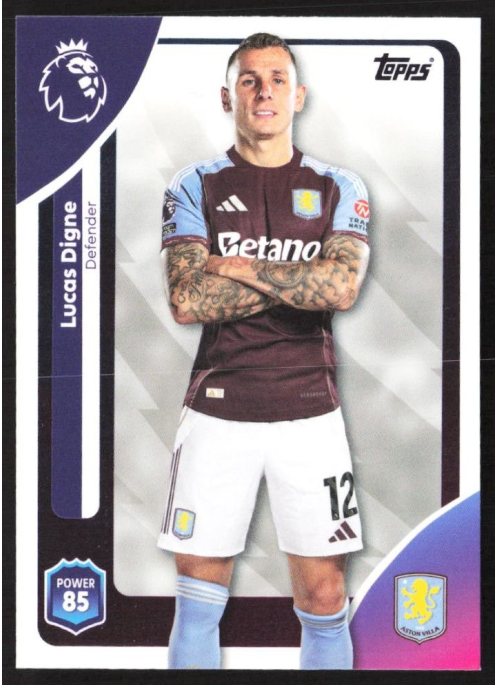 Lucas Digne, Card, Topps Premier League Debute Edition 2026, BASE