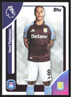 Youri Tielemans, Kartička, Topps Premier League Debute Edition 2026, BASE