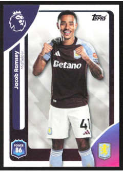 Jacob Ramsey, Card, Topps Premier League Debute Edition 2026, BASE