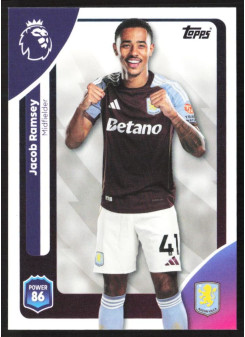 Jacob Ramsey, Kartička, Topps Premier League Debute Edition 2026, BASE