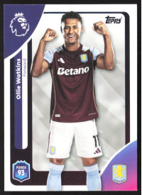 Ollie Watkins, Kartička, Topps Premier League Debute Edition 2026, BASE