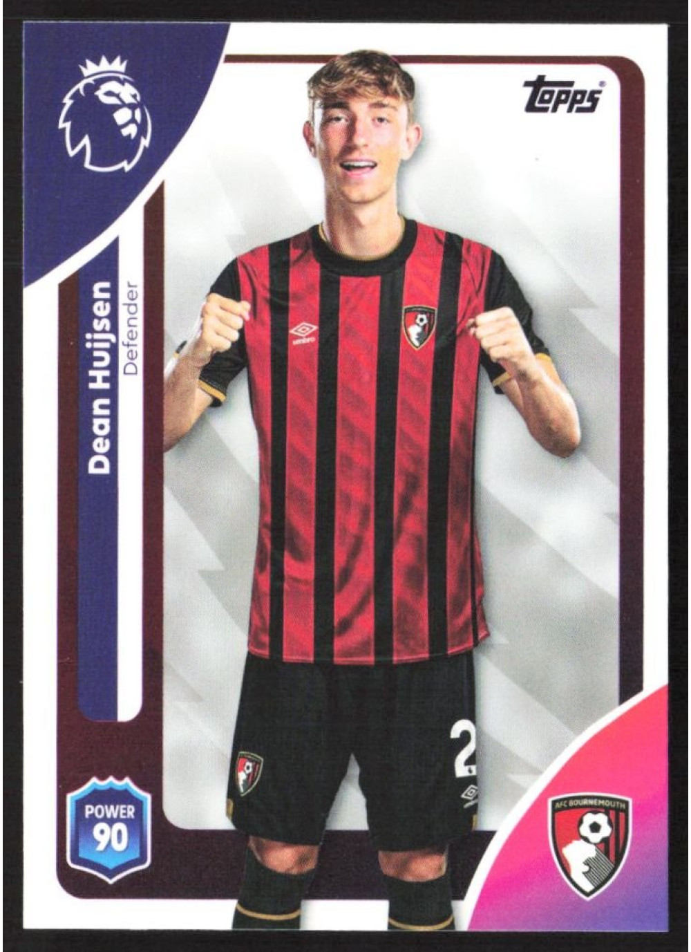 Dean Huijsen, Card, Topps Premier League Debute Edition 2026, BASE