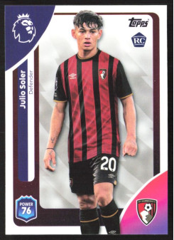 Julio Soler, Kartička, Topps Premier League Debute Edition 2026, BASE