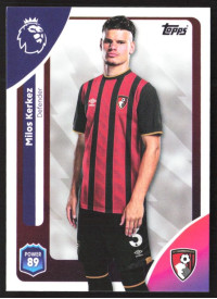 Milos Kerkez, Card, Topps Premier League Debute Edition 2026, BASE