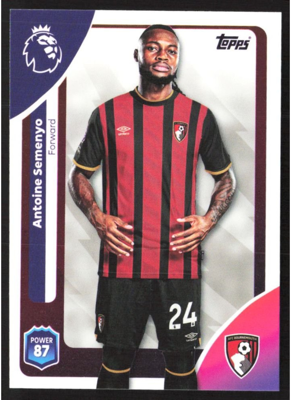 Antoine Semenyo, Card, Topps Premier League Debute Edition 2026, BASE