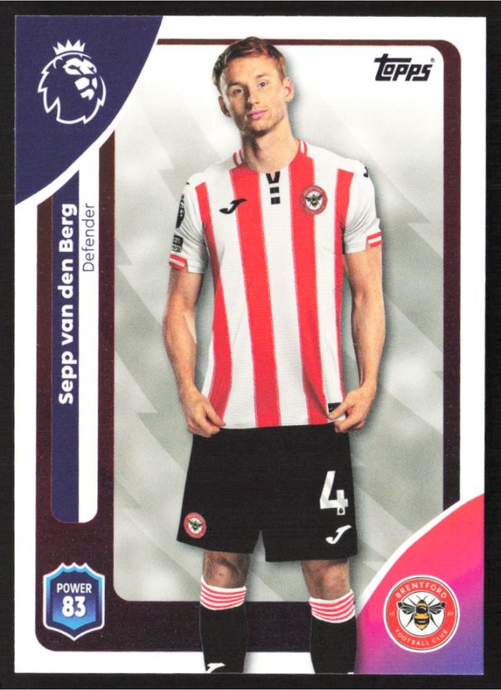 Sepp van den Berg, Card, Topps Premier League Debute Edition 2026, BASE