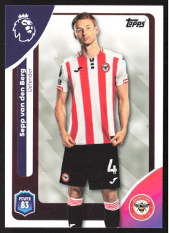 Sepp van den Berg, Kartička, Topps Premier League Debute Edition 2026, BASE