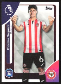 Christian Nørgaard, Kartička, Topps Premier League Debute Edition 2026, BASE