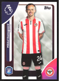 Mikkel Damsgaard, Card, Topps Premier League Debute Edition 2026, BASE
