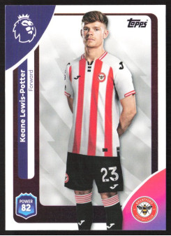 Keane Lewis-Potter, Card, Topps Premier League Debute Edition 2026, BASE