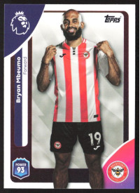 Bryan Mbeumo, Card, Topps Premier League Debute Edition 2026, BASE